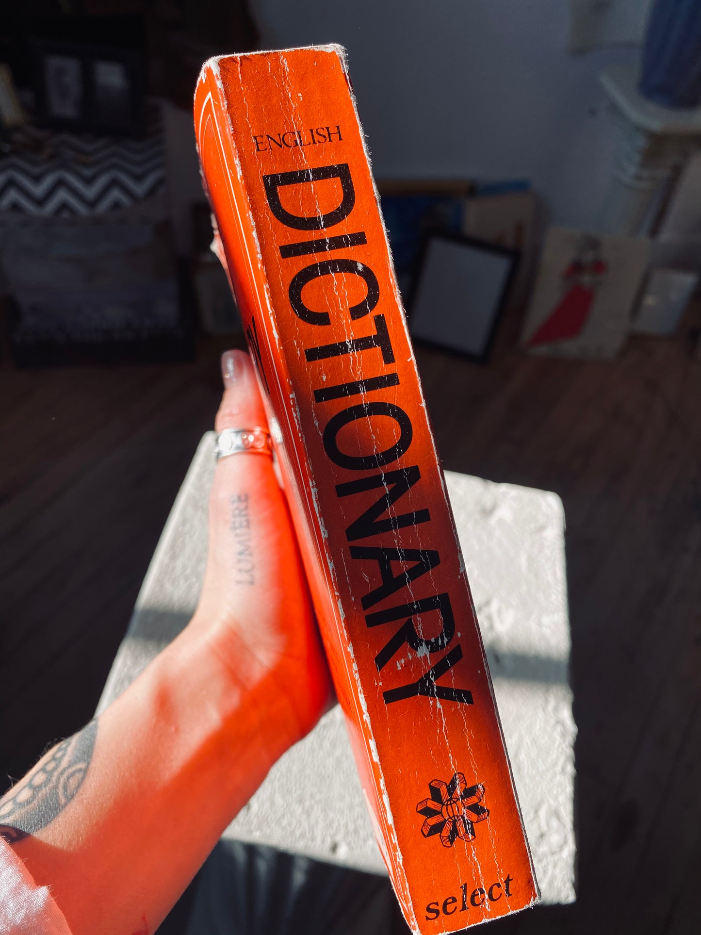 English dictionary vintage