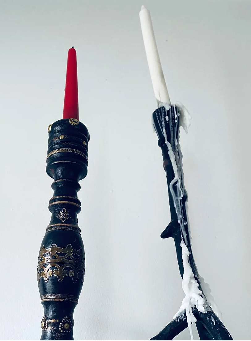 Chandelier de sorcière centenaire