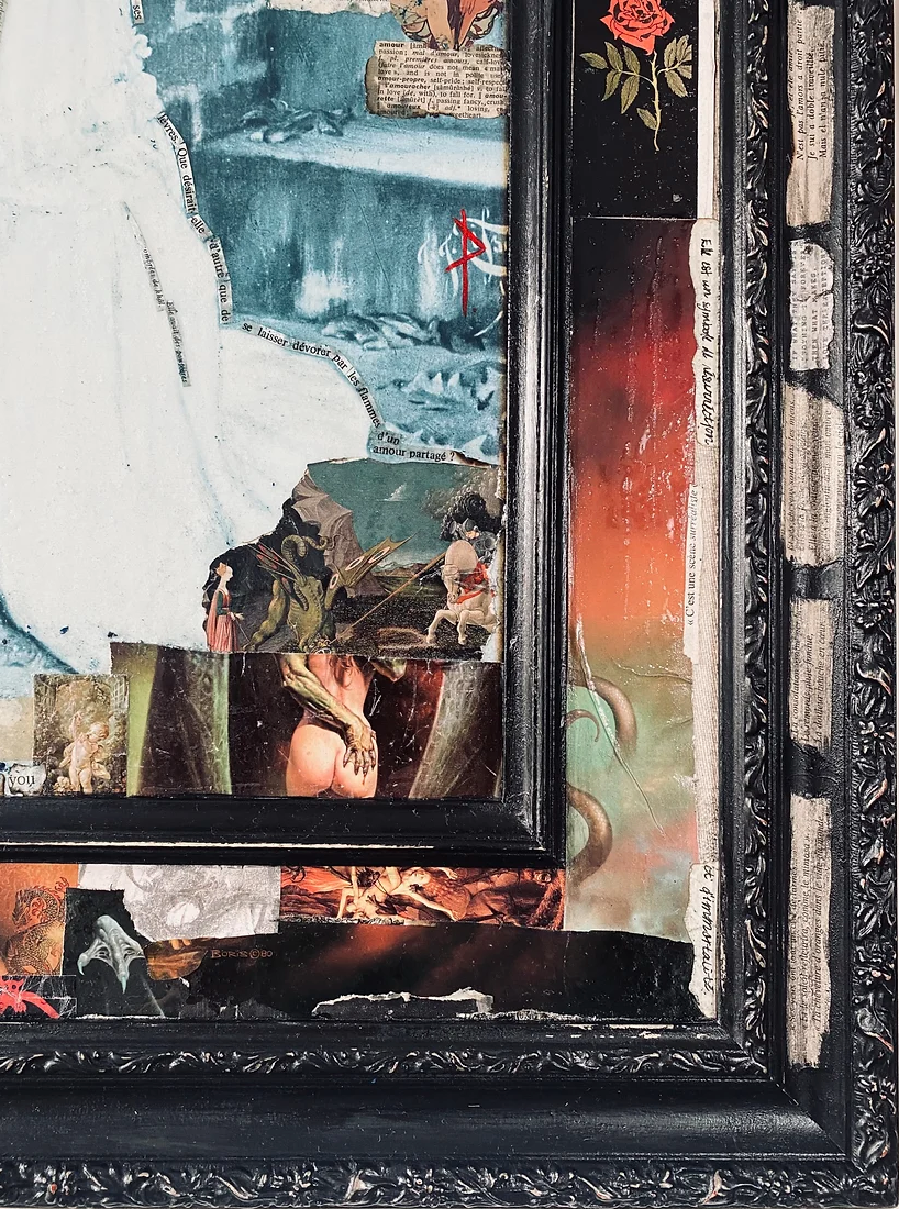 L'amour : oeuvre sur toile
