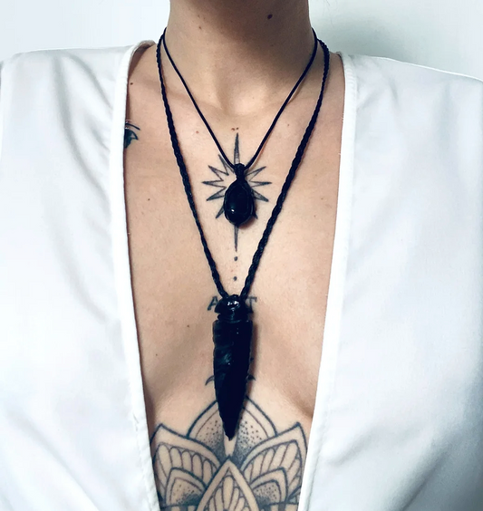 L'obsidienne coupée